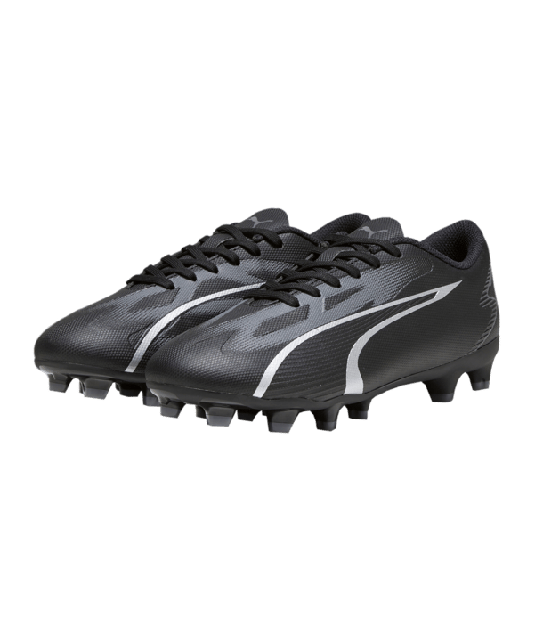 PUMA ULTRA Play FG/AG Eclipse Jr Kids Schwarz Grau F02 - schwarz