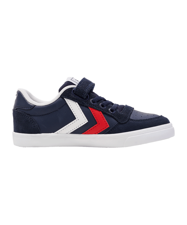 Hummel Slimmer Stadil Leather Low Kids Grau F7666 - grau