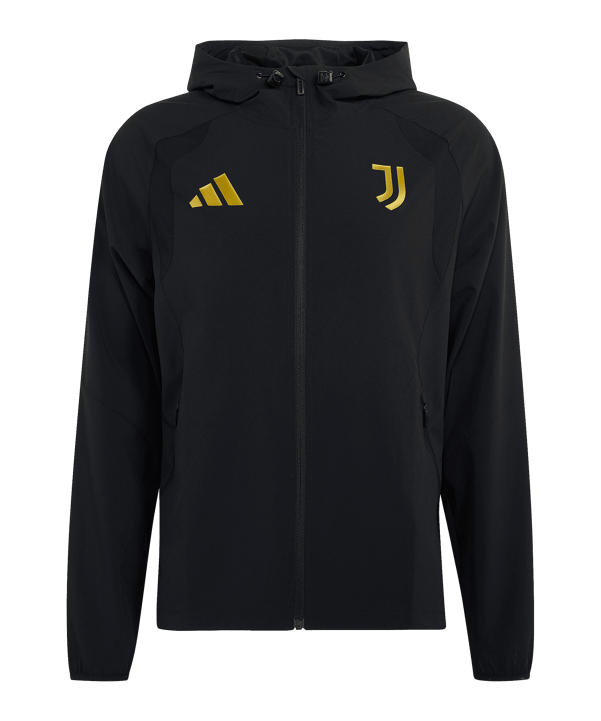 adidas Juventus FC Tiro Travel Windjack Zwart - zwart