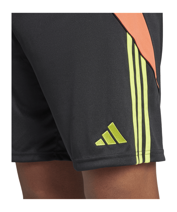 adidas Tiro 24 Short Schwarz Gelb - schwarz