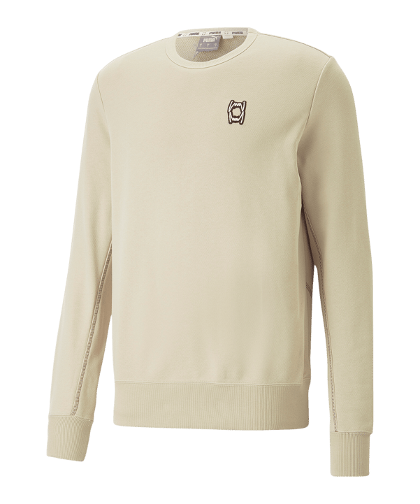 PUMA Pivot EMB Sweatshirt Beige F13 - beige