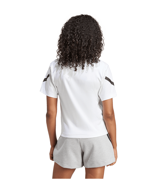 adidas T-Shirt Damen Weiß - weiss