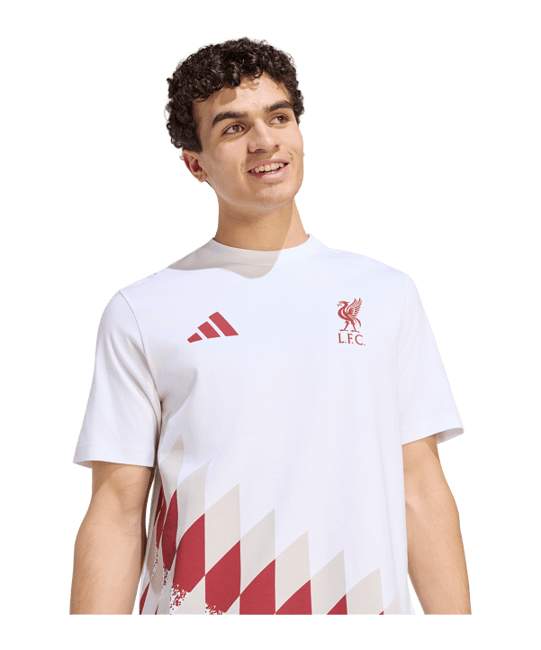 adidas FC Liverpool Stadium T-Shirt Weiß