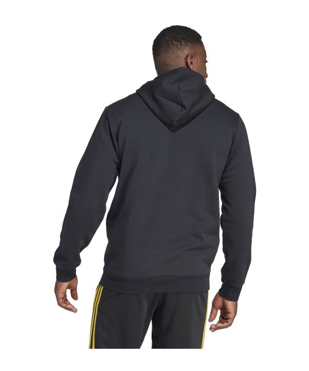 adidas Juventus Turin DNA Hoody Schwarz - schwarz
