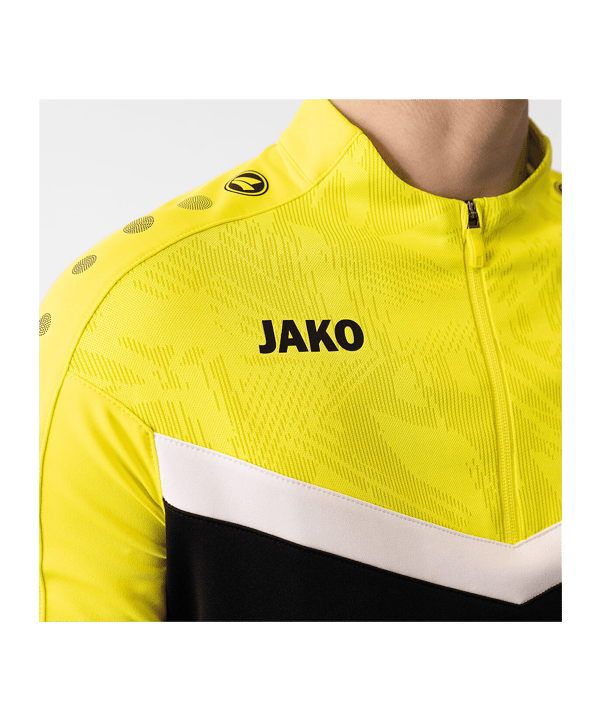 JAKO Iconic HalfZip Sweatshirt Schwarz F808 - schwarz