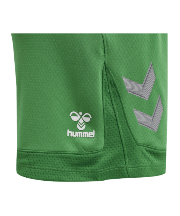 Hummel hmlLEAD Poly Short Damen Grün F6235 - gruen