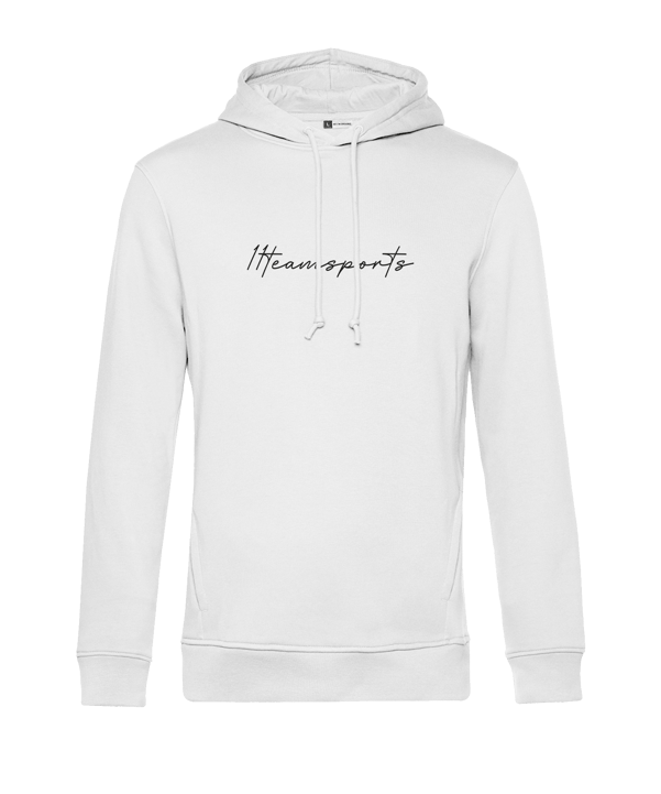 11teamsports Handwriting Hoody Weiss Schwarz - weiss