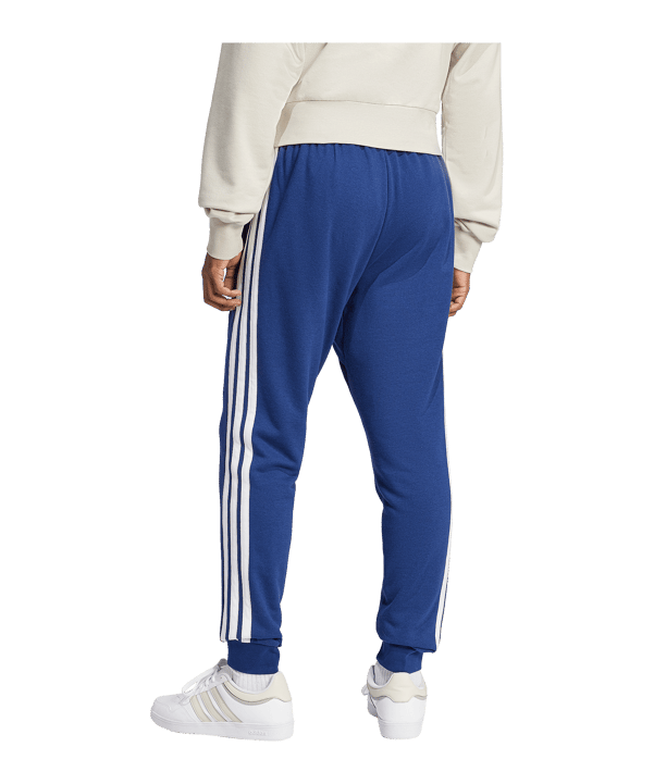 adidas Essentials 3 Stripes French Jogginghose - blau