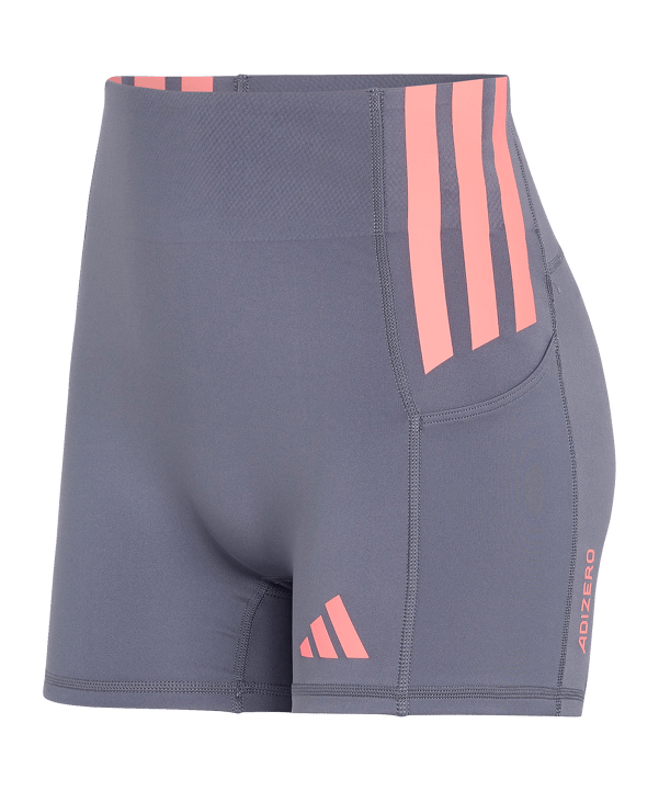 adidas Adizero Short Legging Dames Grijs - grijs