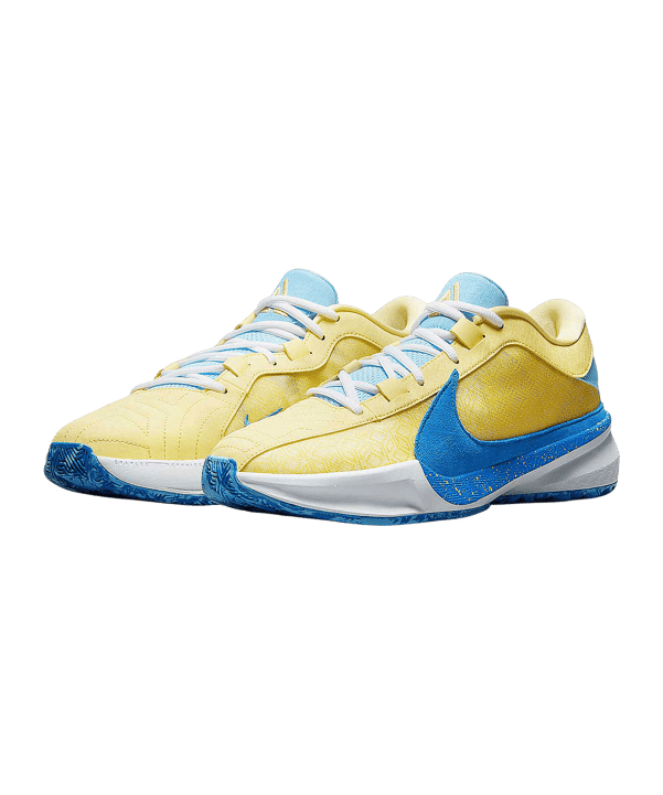 Nike Freak 5 Gelb Blau Weiss F700 - gelb