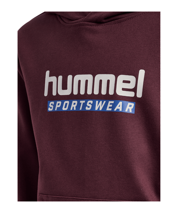Hummel Logo Hoody Kids Rot F3016 - rot