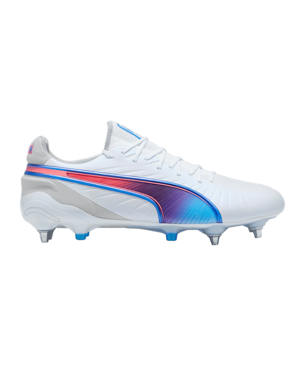 PUMA KING Ultimate MxSG Formula Weiss Blau F02 - weiss