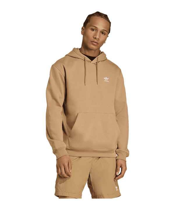 adidas Originals Trefoil Essentials Loose Hoody Braun - braun