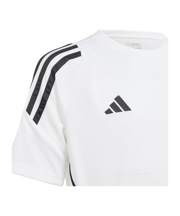 adidas Tiro 24 Trikot Kids Weiss Schwarz - weiss