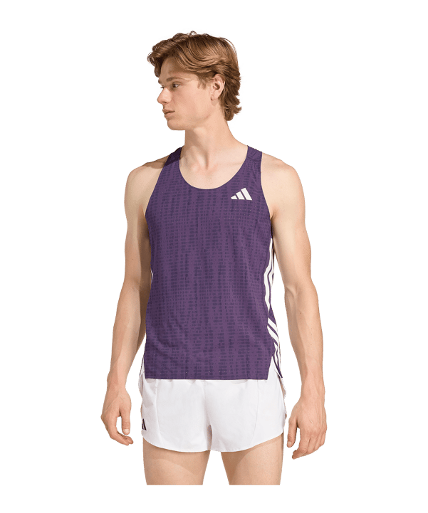 adidas Adizero Running Tanktop Lila - lila