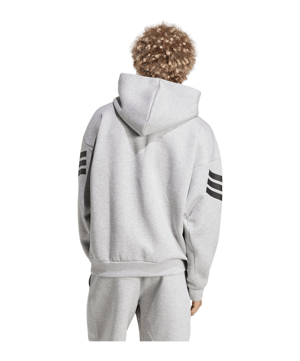 adidas Future Icons Three Stripes Hoody Grijs - grijs