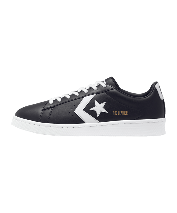 Converse Pro Leather OX Sneaker Schwarz Weiss - schwarz