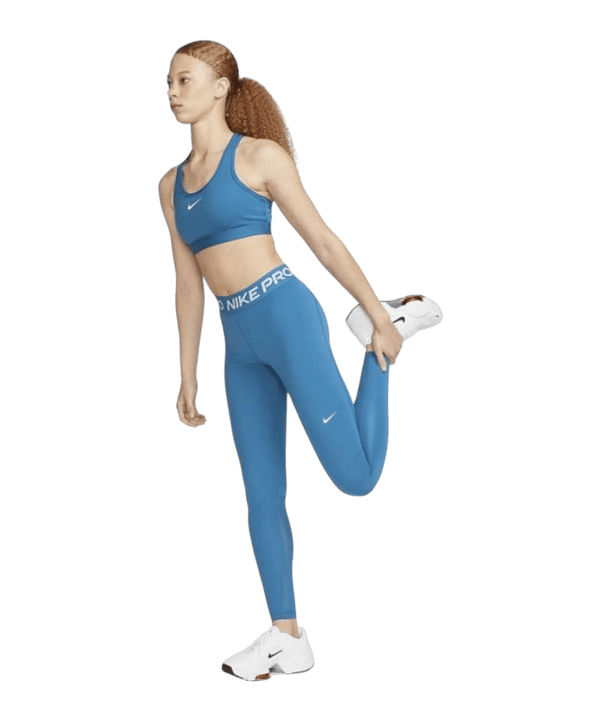 Nike Pro Mid Legging Dames Blauw K457 - blauw