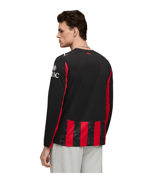 PUMA AC Mailand Trikot langarm Home 2025/2026 Rot F01 - rot