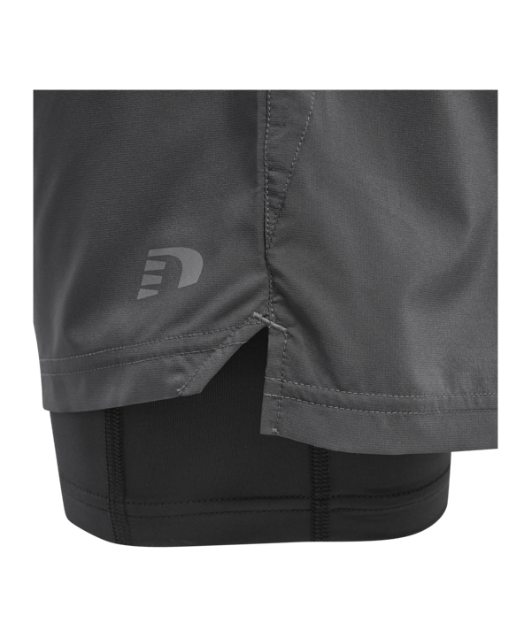 Newline 2in1 Short Running Damen Grau F2162 - grau