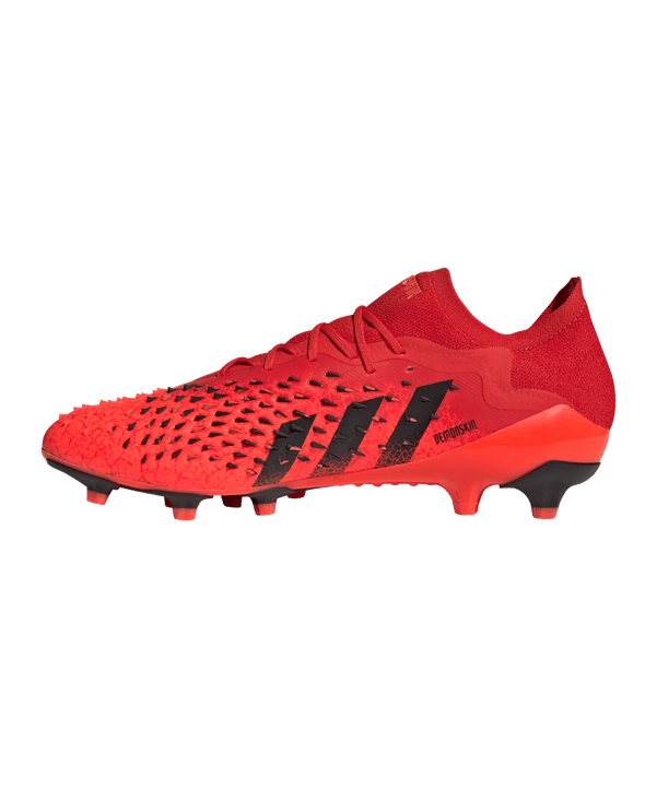 adidas Predator FREAK.1 L AG Meteorite Rot Schwarz - rot