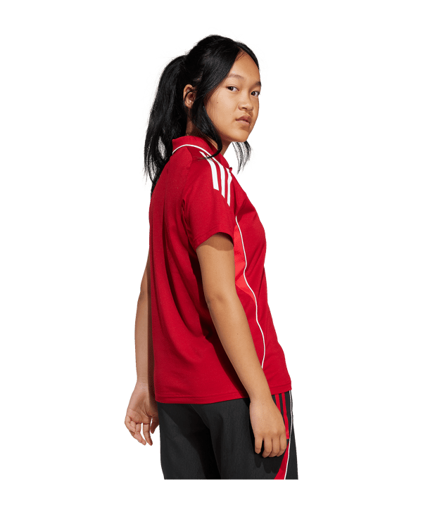 adidas Tiro 25 Competition Polo Kids Rot - rot