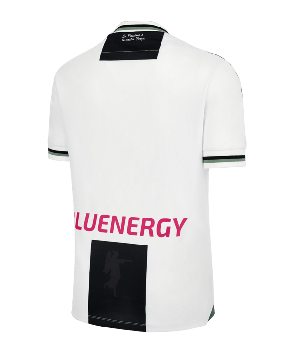 Macron Udinese Calcio Trikot Home 2023/2024 Weiss Schwarz - weiss