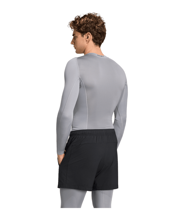 adidas Techfit Compression Training Underwear Longsleeve Grau