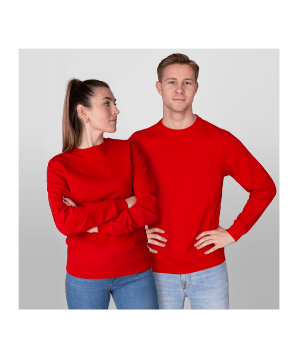 JAKO Doubletex Sweatshirt Rot F100 - rot