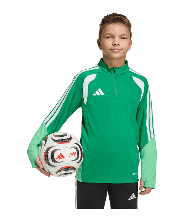 adidas Tiro 26 Competition Training Zip Top Kinder Dunkelblau - gruen