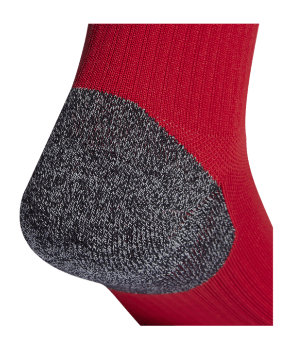 adidas Adisock 23 Strumpfstutzen Rot Weiss Grau - rot