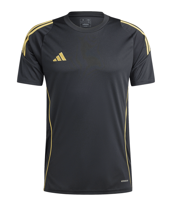 adidas Tiro 24 Trikot Schwarz Gold - schwarz