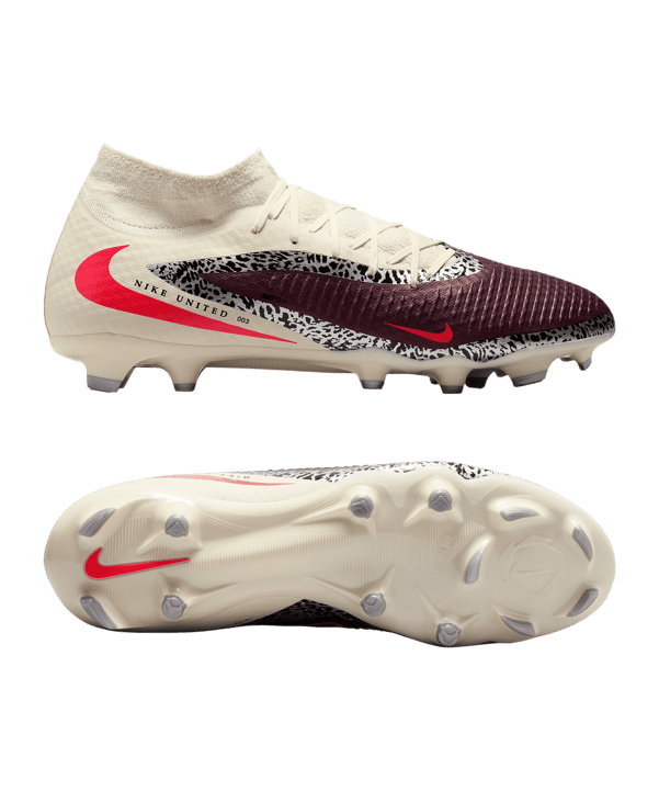 Nike Phantom 6 High Academy FG/MG United Rot F661 - rot