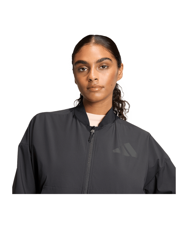 adidas Z.N.E Bomber Jacke Damen Schwarz - schwarz