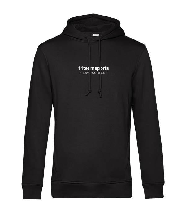 11teamsports 100 Prozent Hoody Schwarz Weiss - schwarz