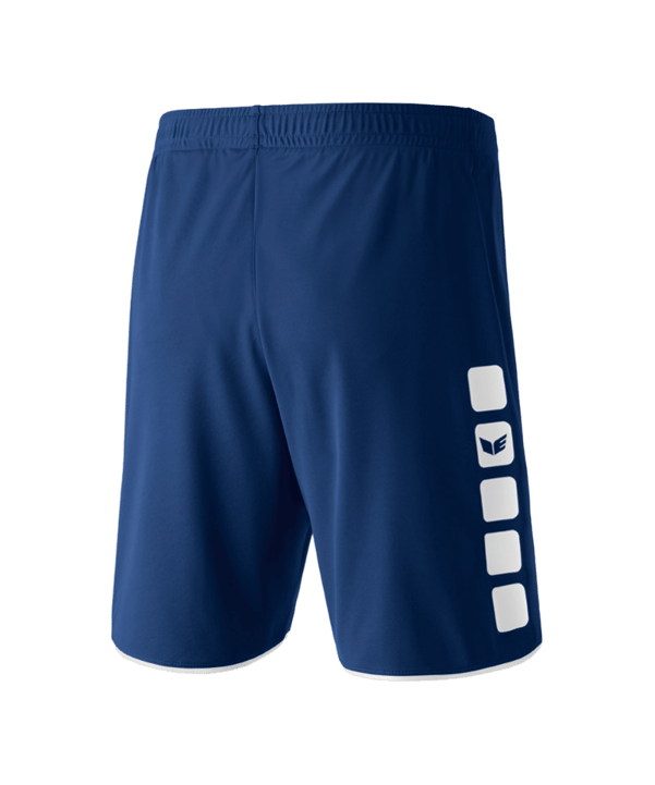 Erima 5-Cubes Short Blau Weiss - blau