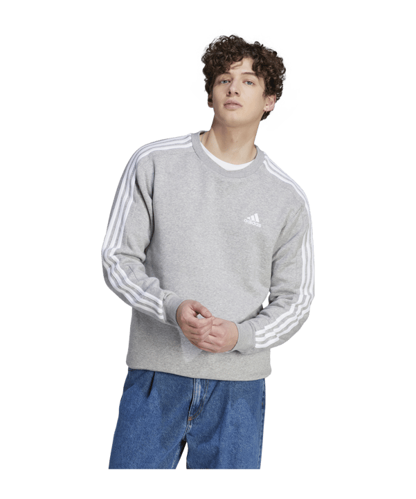 adidas Essentials Fleece Sweatshirt Grau - grau