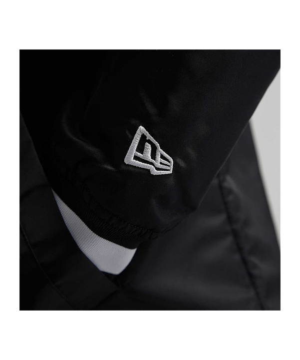 New Era Chicago Bulls Logo Varsity Jacke Schwarz - schwarz