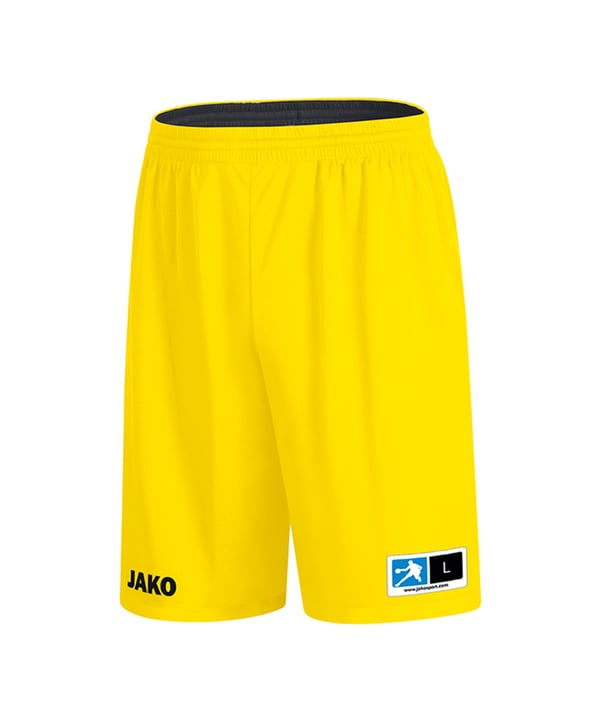 JAKO Change 2.0 Wendeshort Basketball Schwarz F03 - gelb
