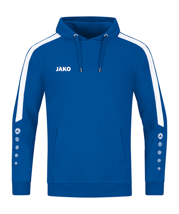 JAKO Power Hoody Blauw K400 - blauw