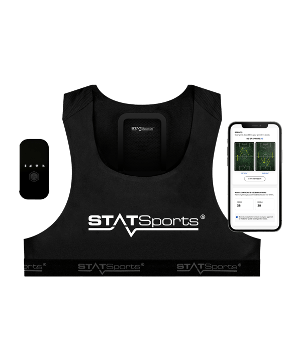 StatSports Apex Athlete GPS-Tracker Gr. L Schwarz - schwarz