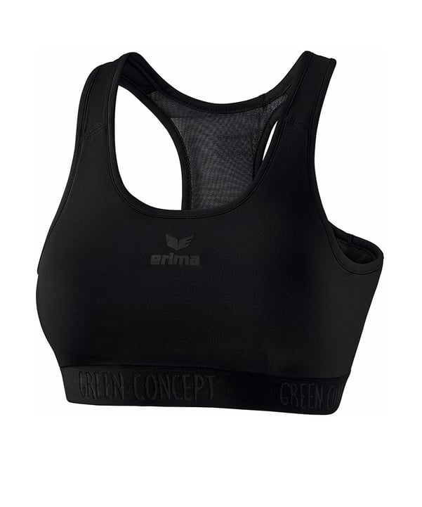 Erima Casual Basics Sport-BH Damen Schwarz - schwarz