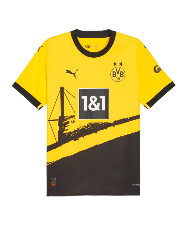PUMA BVB Dortmund Auth. Trikot Home 2023/2024  Gelb F01 - gelb
