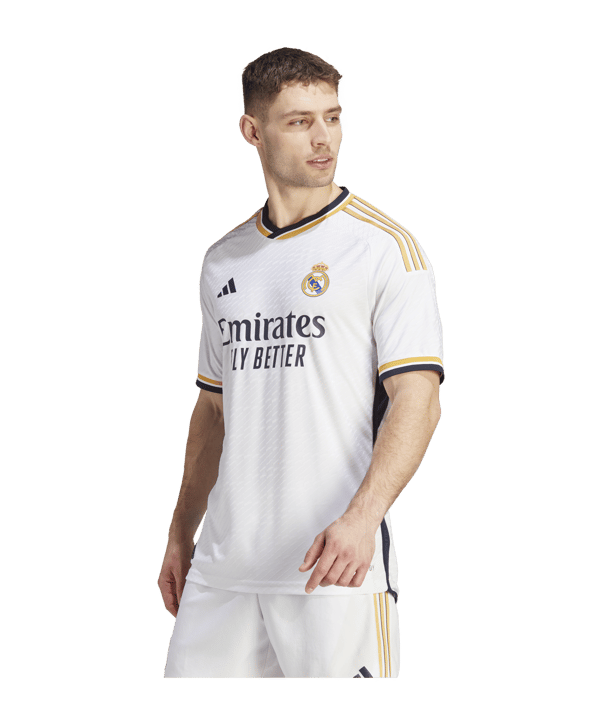 adidas Real Madrid Auth. Trikot Home 2023/2024 Weiss - weiss
