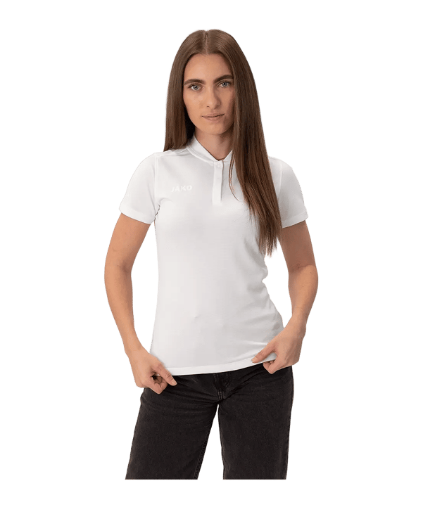 JAKO Prestige Poloshirt Damen Weiss F00