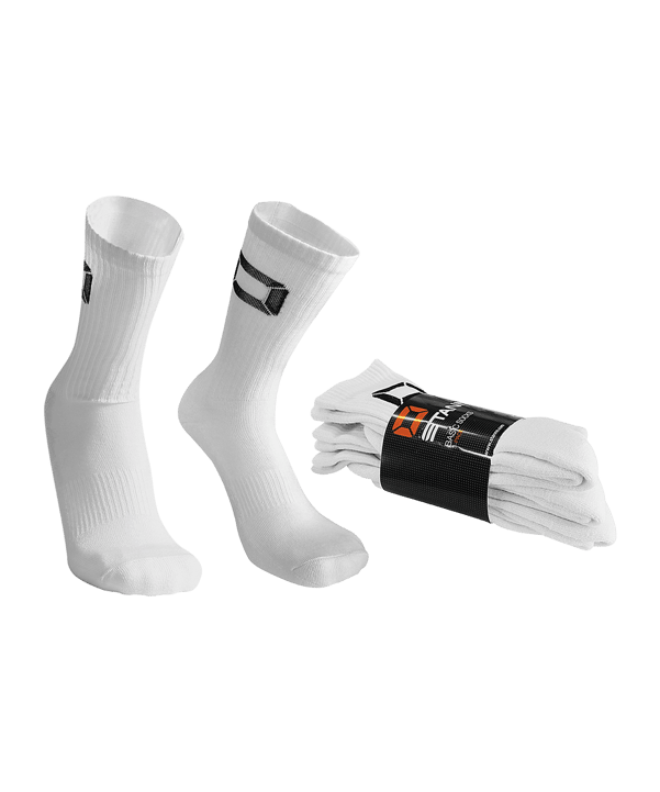 Stanno 3-er Pack Sport Socken Weiß