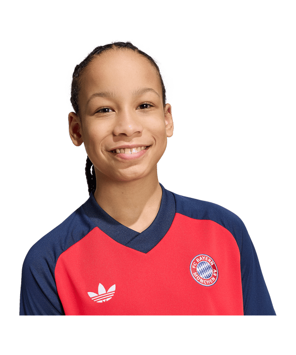 adidas FC Bayern München Pre Match Trikot 2026/2027 Kids Rot