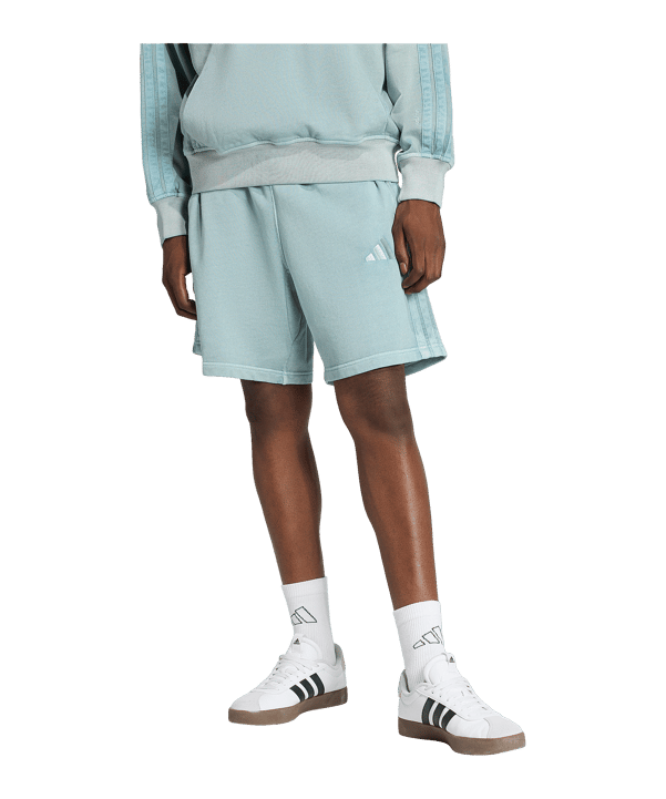 adidas All Z.N.E French Terry Short Grün - gruen