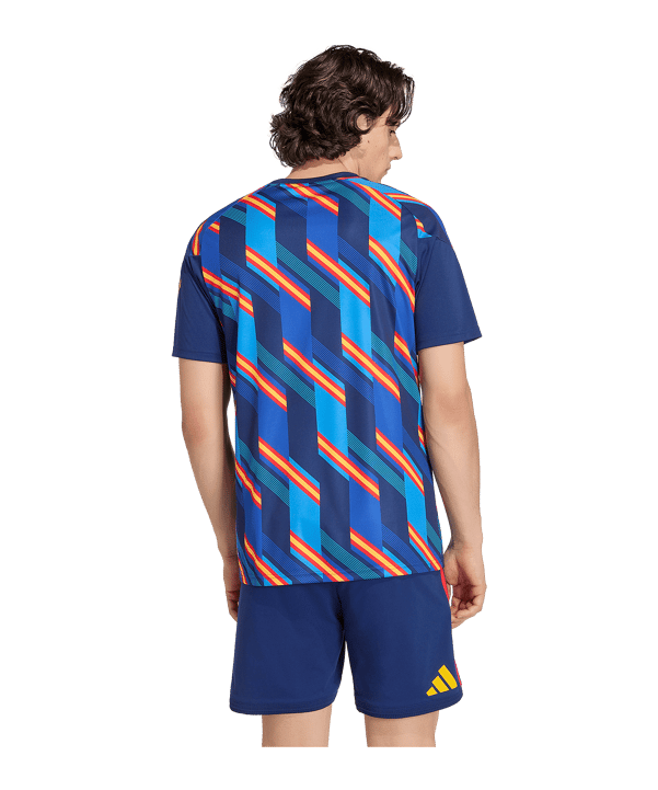 adidas RFEF Spagna Prematch T-shirt Blu - blu