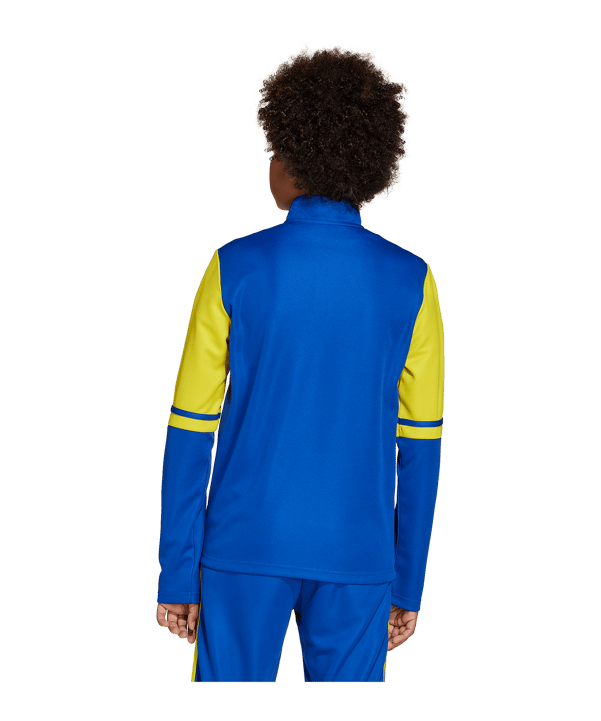 adidas Squadra 25 HalfZip Trainingsjacke Kids Blau - blau